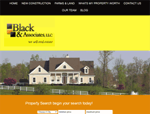Tablet Screenshot of blackandassociatesllc.com